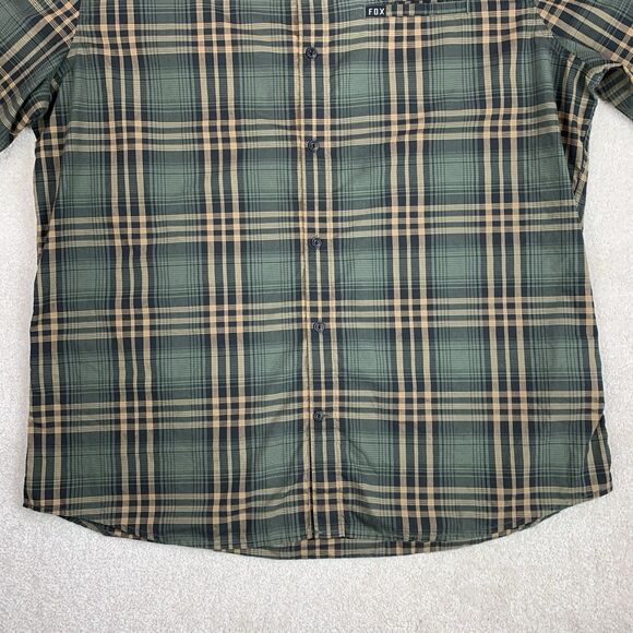 Fox Heritage Forged Plaid Long Sleeve Button Down Men’s Size XXL - Picture 6 of 14